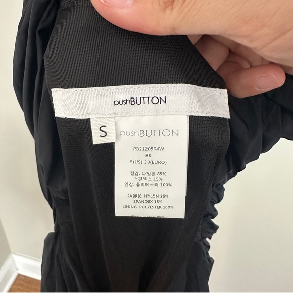 pushBUTTON DRESS BLACK SIZE Small - Picture 4 of 4
